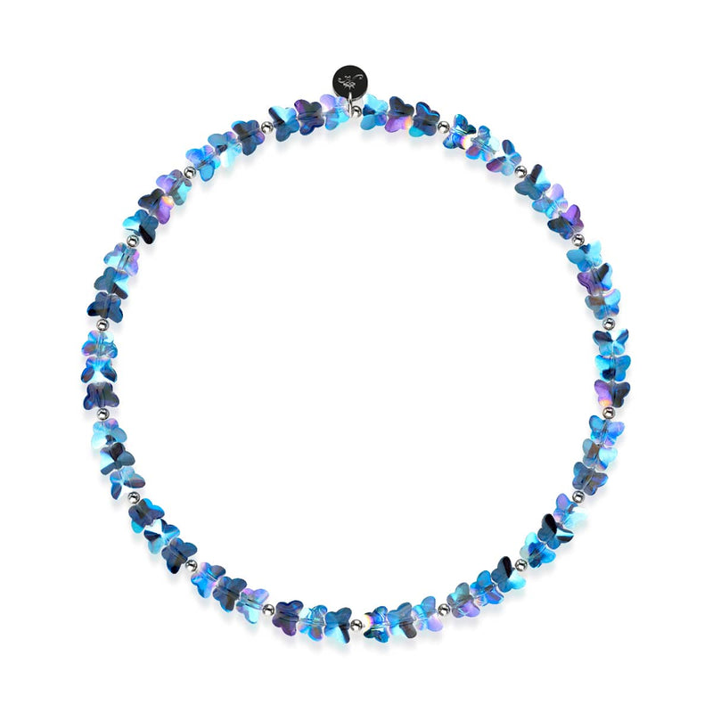 Aegean Sea | .925 Sterling Silver | Mystic Blue Butterfly Wrap
