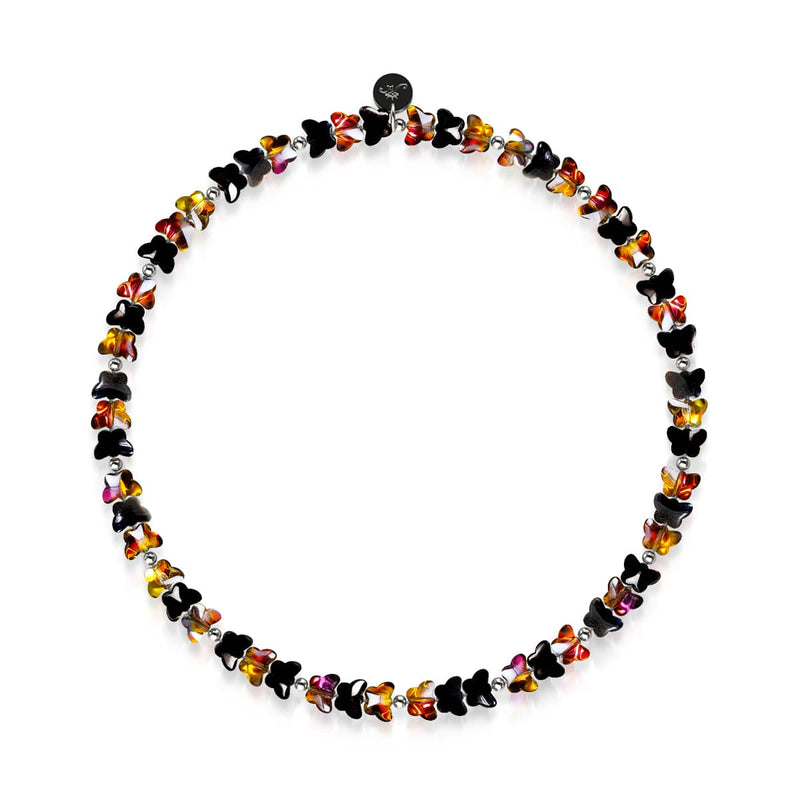 Midnight Flutter | .925 Sterling Silver | Butterfly Wrap