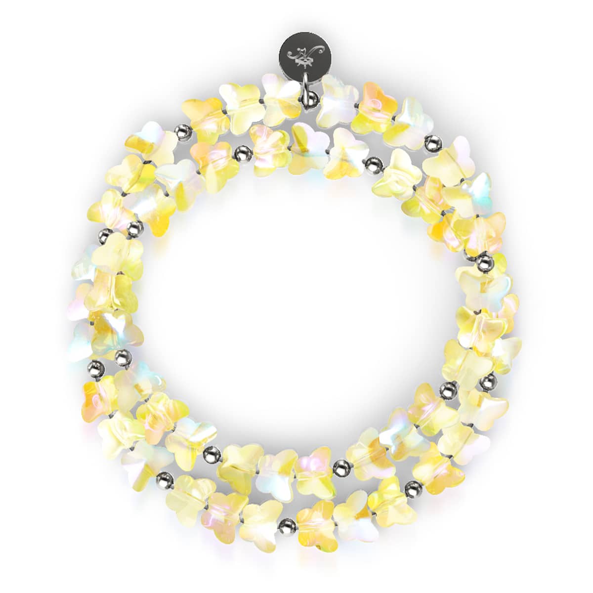 Sunrise | .925 Sterling Silver | Deep Yellow Butterfly Wrap