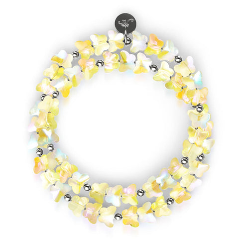 Sunrise | .925 Sterling Silver | Deep Yellow Butterfly Wrap