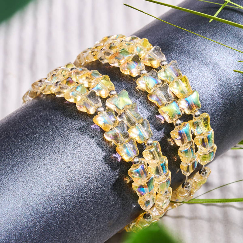 Sunrise | .925 Sterling Silver | Deep Yellow Butterfly Wrap