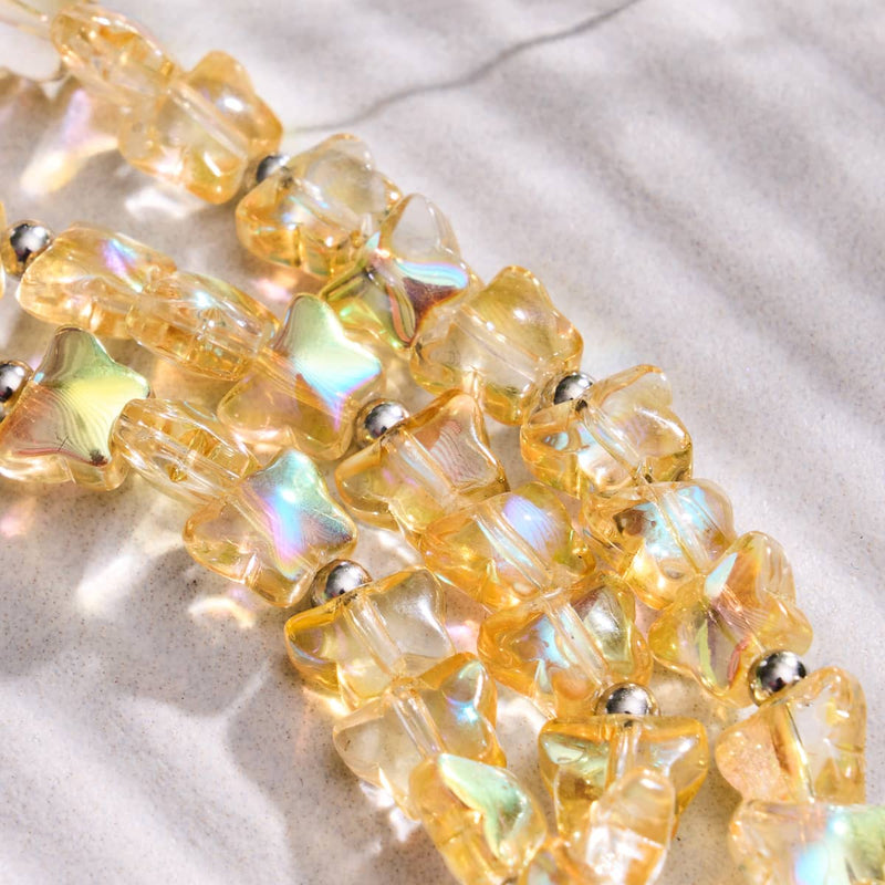 Sunrise | .925 Sterling Silver | Deep Yellow Butterfly Wrap