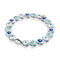 Eye in the Sky | .925 Sterling Silver | Crystal Evil Eye Bracelet