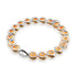 Orange | .925 Sterling Silver | Crystal Evil Eye Bracelet