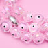 Pink | .925 Sterling Silver | Crystal Evil Eye Bracelet