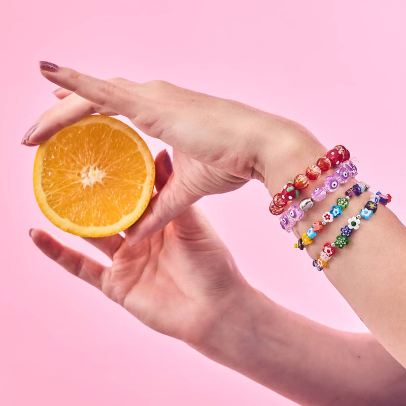 Purple | .925 Sterling Silver | Crystal Evil Eye Bracelet