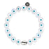 White | .925 Sterling Silver | Crystal Evil Eye Bracelet