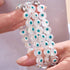 White | .925 Sterling Silver | Crystal Evil Eye Bracelet