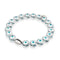 White | .925 Sterling Silver | Crystal Evil Eye Bracelet