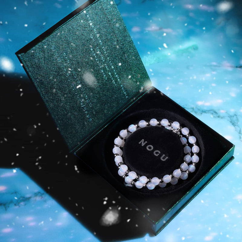 Glittering Snowfall | Dreamscape Opal Wrap