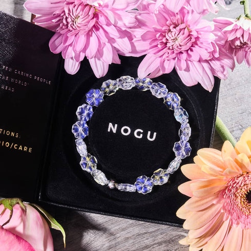 Rainbow Clover | Fairy Glass Bracelet