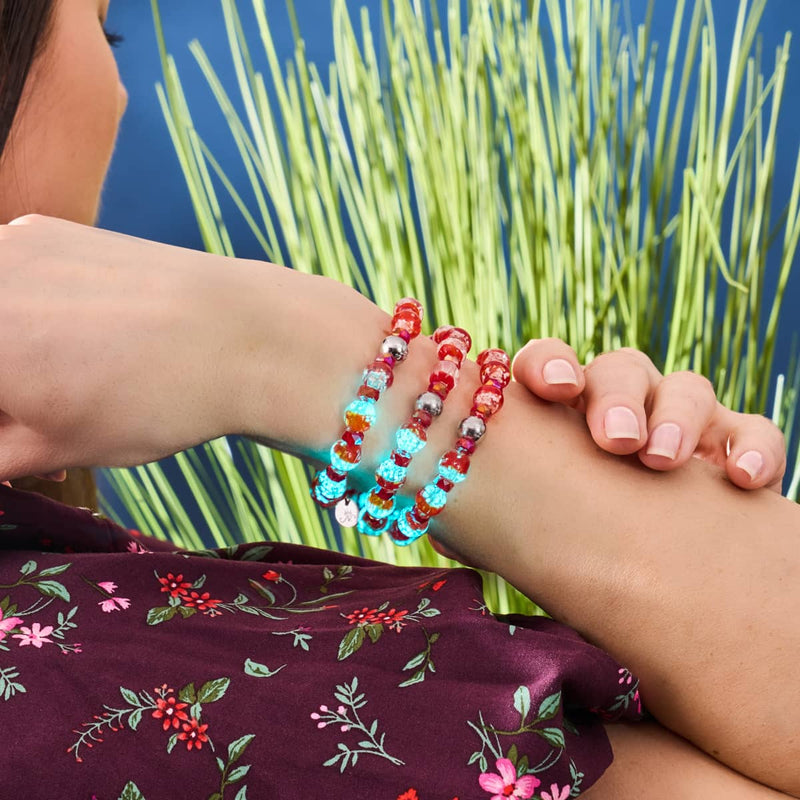 Boreal Flame | Firefly Glass Snow Globe Bracelet