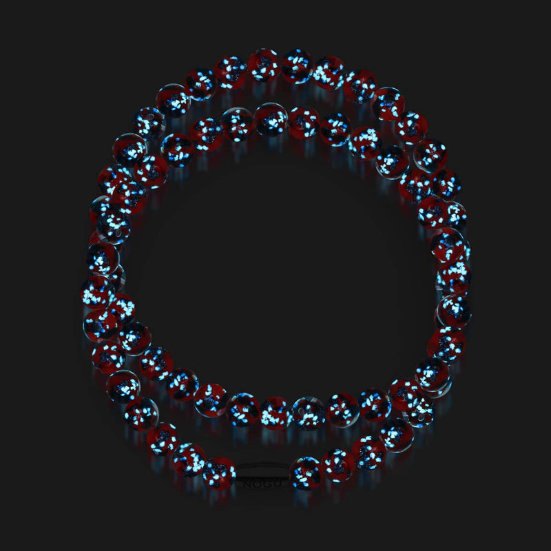 Fire & Ice | .925 Sterling Silver | Firefly Glass Wrap