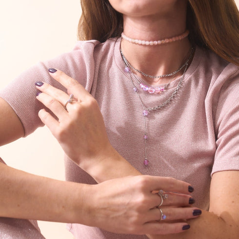 Guava | .925 Sterling Silver | Firefly Glass Wrap