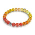 Harvest Ombre | .925 Sterling Silver | Firefly Glass Bracelet