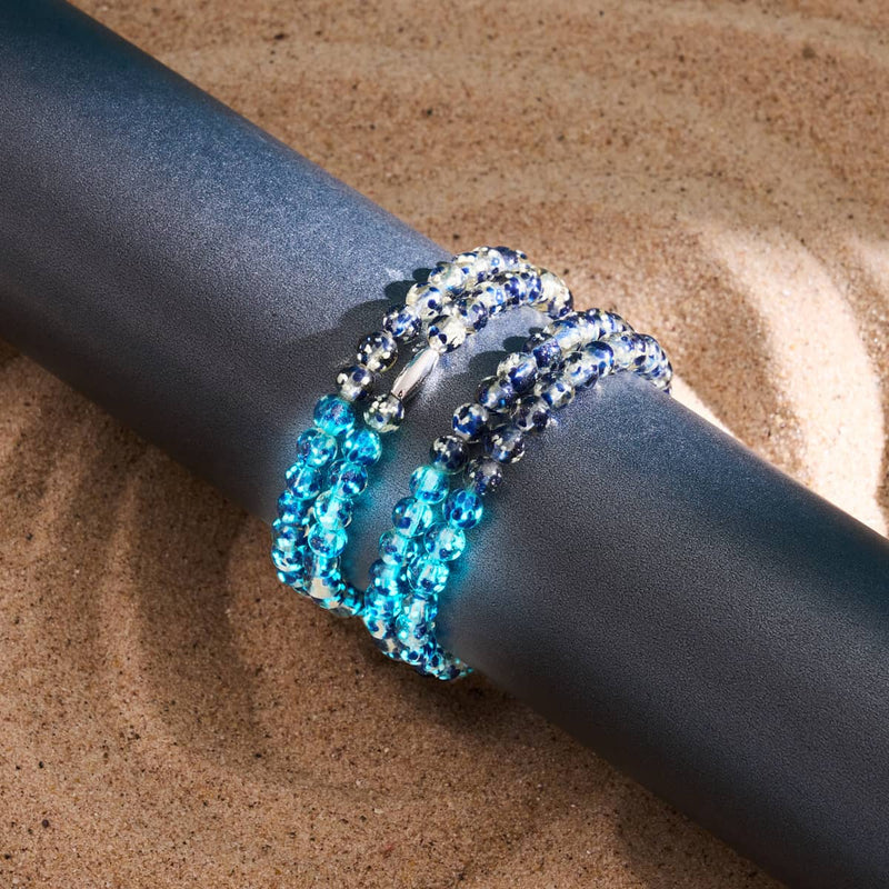 Indigo Dunes | .925 Sterling Silver | Firefly Glass Wrap