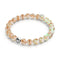 Ivory | .925 Sterling Silver | Firefly Glass Bracelet