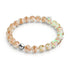 Ivory | .925 Sterling Silver | Firefly Glass Bracelet