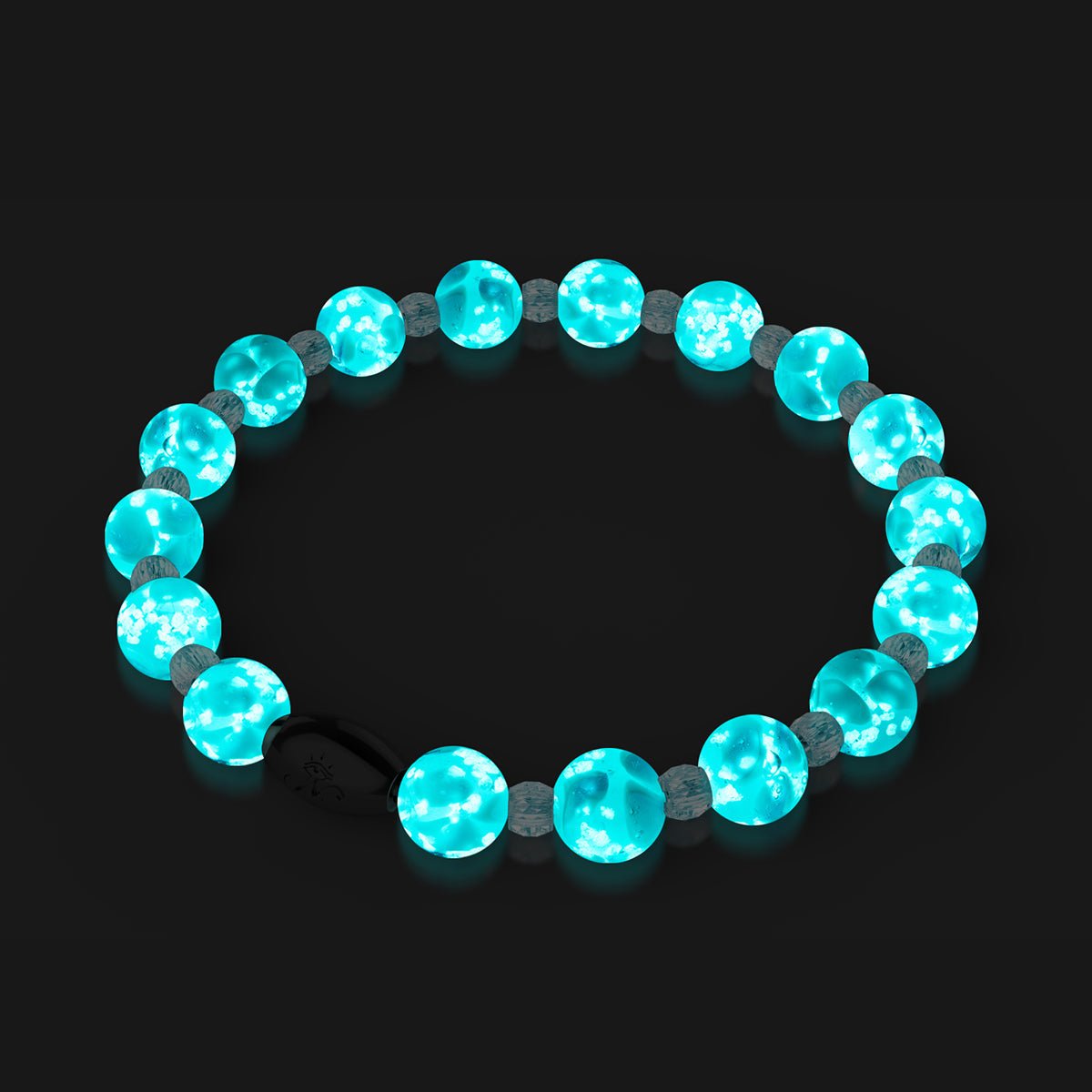 Orchid Blooms | .925 Sterling Silver | Firefly Glass Blossom Bracelet