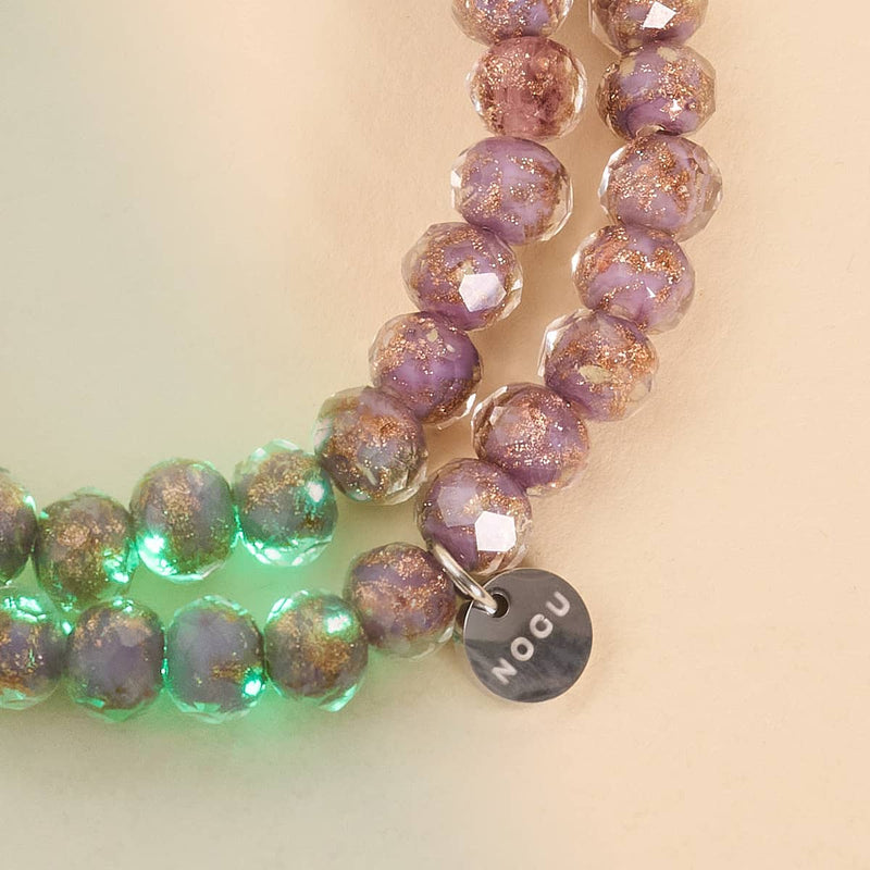 Periwinkle | Firefly Glass Diamonds Bracelet