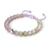 Periwinkle | Silver | Firefly Glass Macrame Bracelet