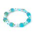 Polka Dot Blue | .925 Sterling Silver | Firefly Glass Berry Bracelet