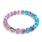 Purple x Pink | .925 Sterling Silver | Firefly Glass Love Bracelet