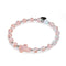 Rosewater | Silver | Firefly Glass Cross Bracelet