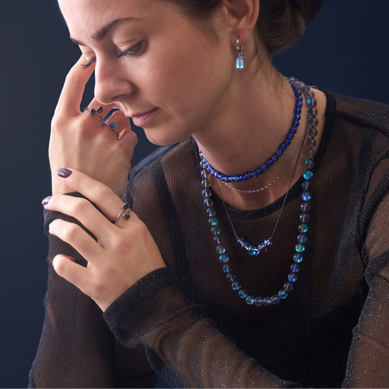 Sapphire | .925 Sterling Silver | Firefly Glass Wrap