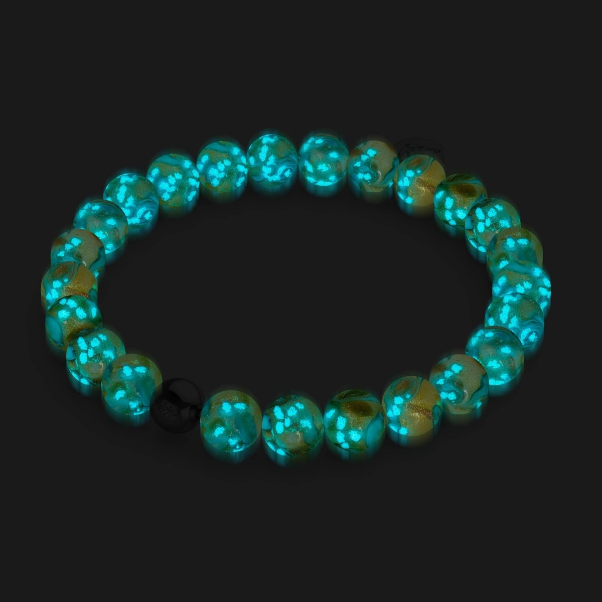 Seaglass Drift | Cerulean Sands | Firefly Glass Swirl Bracelet