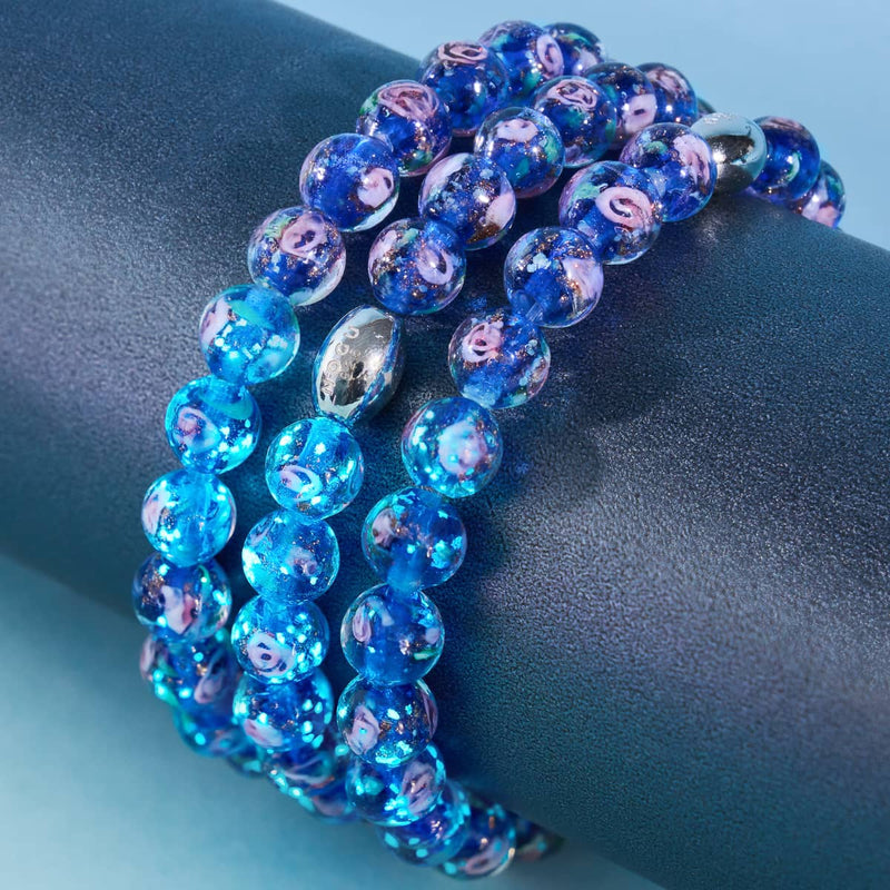 Topaz Garden | .925 Sterling Silver | Firefly Glass Garden Bracelet