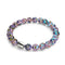 Violet Wintergreen | .925 Sterling Silver | Firefly Glass Bracelet