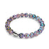 Violet Wintergreen | .925 Sterling Silver | Firefly Glass Bracelet