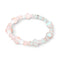 Blush | .925 Sterling Silver | Deluxe Firefly Glass Mushroom Bracelet