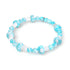 Sky Blue | .925 Sterling Silver | Deluxe Firefly Glass Mushroom Bracelet