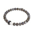 Spectrolite | .925 Sterling Silver | Firefly Glass Mushroom Gemstone Bracelet