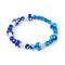 Ultramarine | .925 Sterling Silver | Deluxe Firefly Glass Mushroom Bracelet
