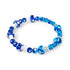 Ultramarine | .925 Sterling Silver | Deluxe Firefly Glass Mushroom Bracelet