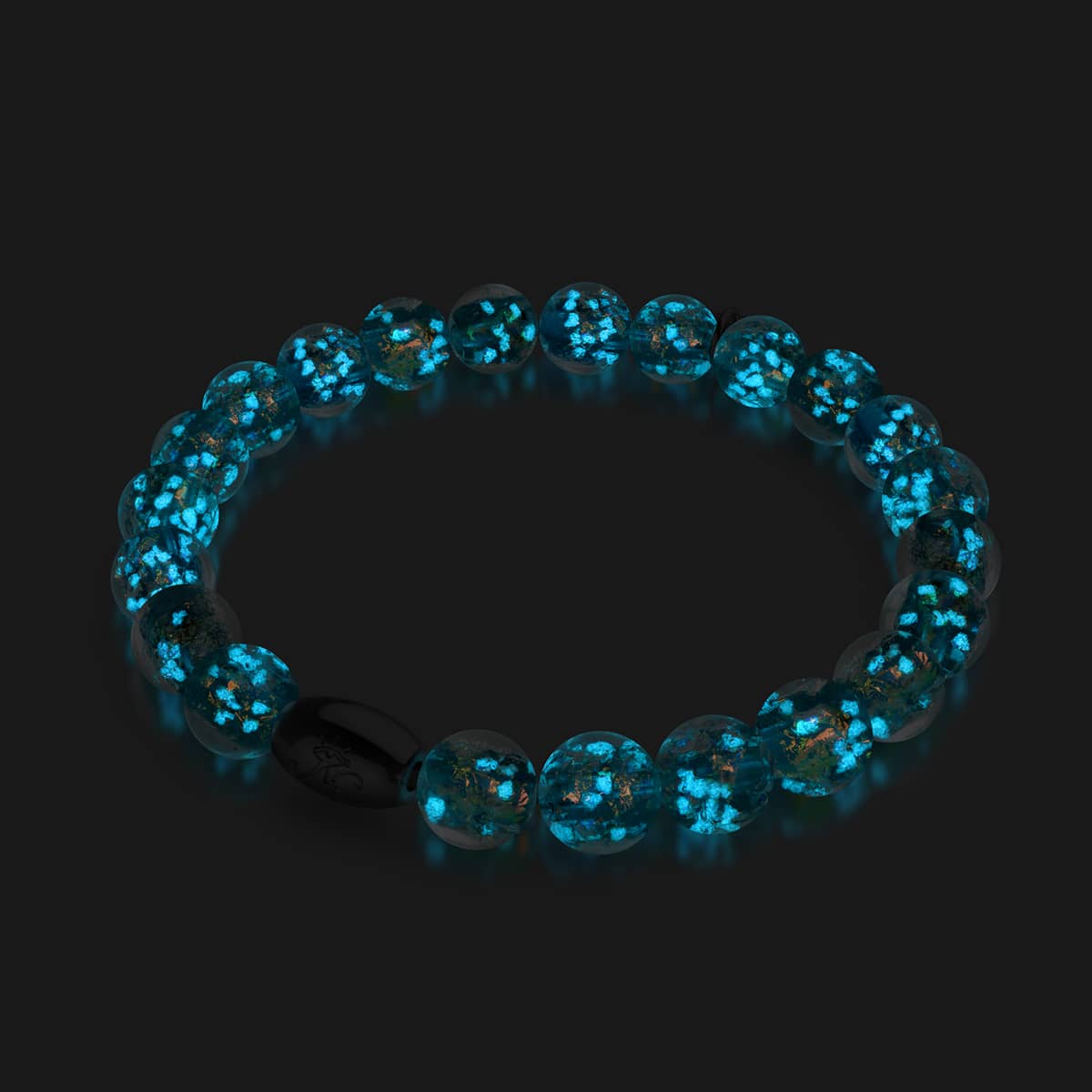 Aurora Spark | .925 Sterling Silver | Firework Glass Bracelet