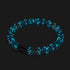 Azure Flare | .925 Sterling Silver | Firework Glass Bracelet