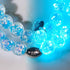 Azure Flare | .925 Sterling Silver | Firework Glass Bracelet