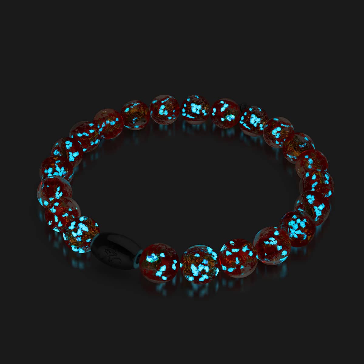 In Love | .925 Sterling Silver | Firework Glass Bracelet