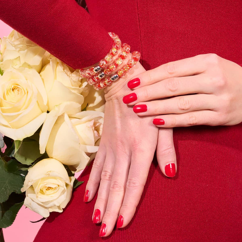 In Love | .925 Sterling Silver | Firework Glass Bracelet