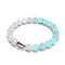 Rainbow White | .925 Sterling Silver | Firework Glass Bracelet