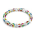 Aurora Burst | Silver | Galaxy Glass Bead Bracelet