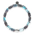 Milky Way | .925 Sterling Silver | Galaxy Glass Pebble Bracelet