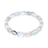 Rainbow Supernova | .925 Sterling Silver | Galaxy Glass Pebble Bracelet