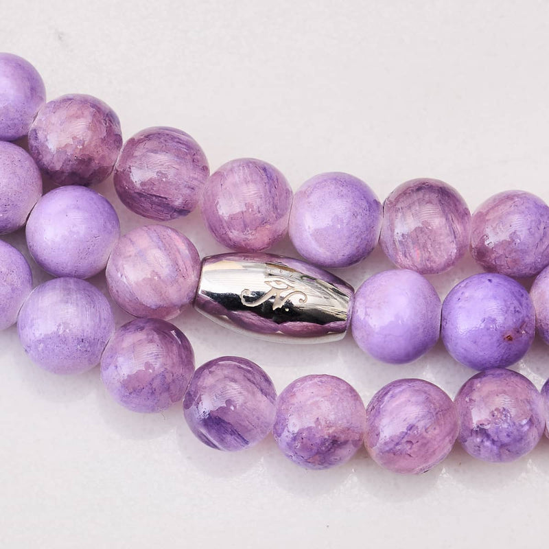 Purple Jade | Silver | Gemstone Wrap