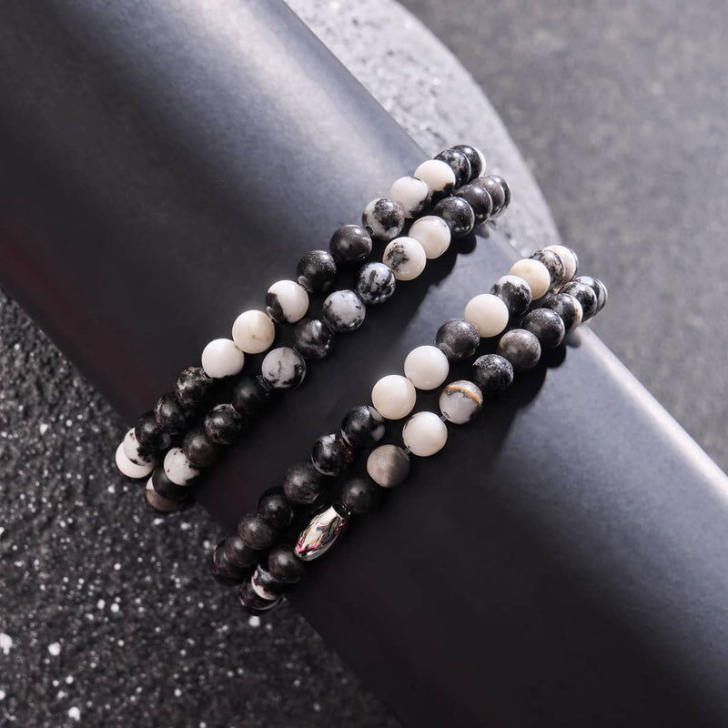 Zebra Agate | Silver | Gemstone Wrap