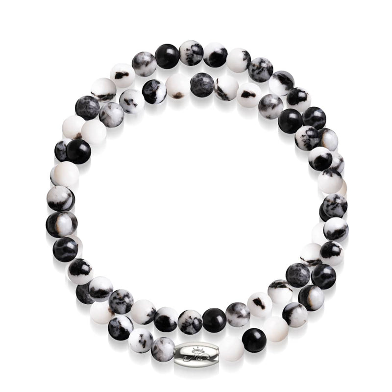 Zebra Agate | Silver | Gemstone Wrap